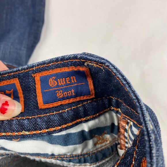 Rock Revival Women's Jeans Size 27 Gwen Boot - Hemmed - Picture 14 of 16